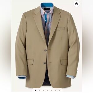Grant Thomas Light Taupe Silk Linen Sport Coat Jacket Mens Size‎ 46R